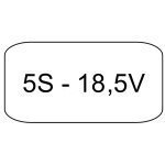 5S (18,5V)