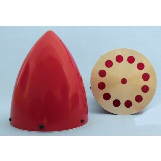 GFK Spinner 110mm Rot