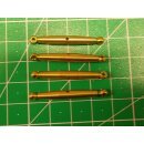 Spannschloss Messing M2 25x39mm 4 Stück