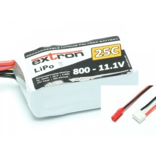 Extron X2  LiPo 3S 11,1V 800mAh 25C