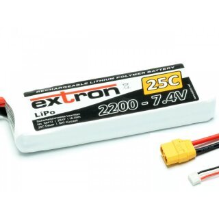 Extron X2 LiPo 2S 7,4V 2200mAh 25C