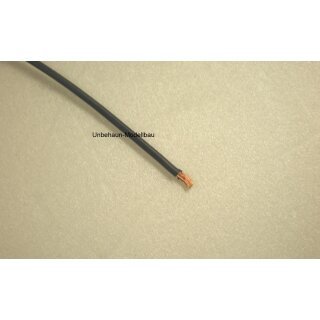 1m Silikonkabel 0,75mm² Schwarz