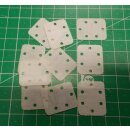 Vlies Scharnier 10 Stück 20x25mm Gewebe Patent...