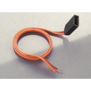 Buchsenkabel / Servo-Gegenkabel  JR Uni 30cm 0,30mm²  Goldstecker