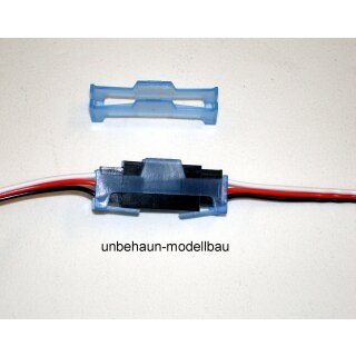 5 Stück Sicherungsclip Servostecker Blau