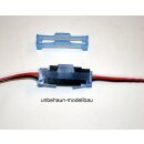 5 Stück Sicherungsclip Servostecker Blau