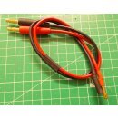 Ladekabel 4mm Goldstecker  Kabel 2,5mm²  30cm lang