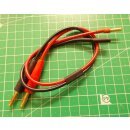 Ladekabel 4mm Goldstecker  Kabel 2,5mm²  30cm lang