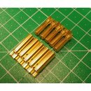 Goldstecker 4mm geschlitzt 5 Paar