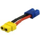 Adapterkabel XT60 Buchse zu EC3 Stecker