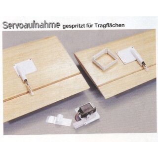Servo Einbaurahmen für Servos bis 13mm