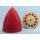 GFK Spinner 90mm Rot